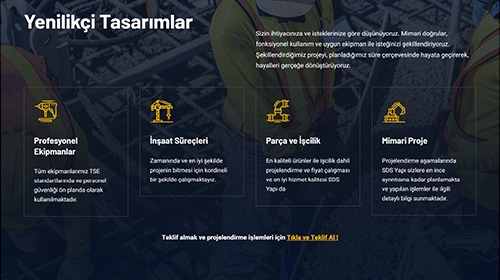 SDS Yapı Mimarlık Projesi